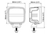 LED Arbeitsscheinwerfer 1800 lm, 99 x 118 mm Nordic Nordic Lights