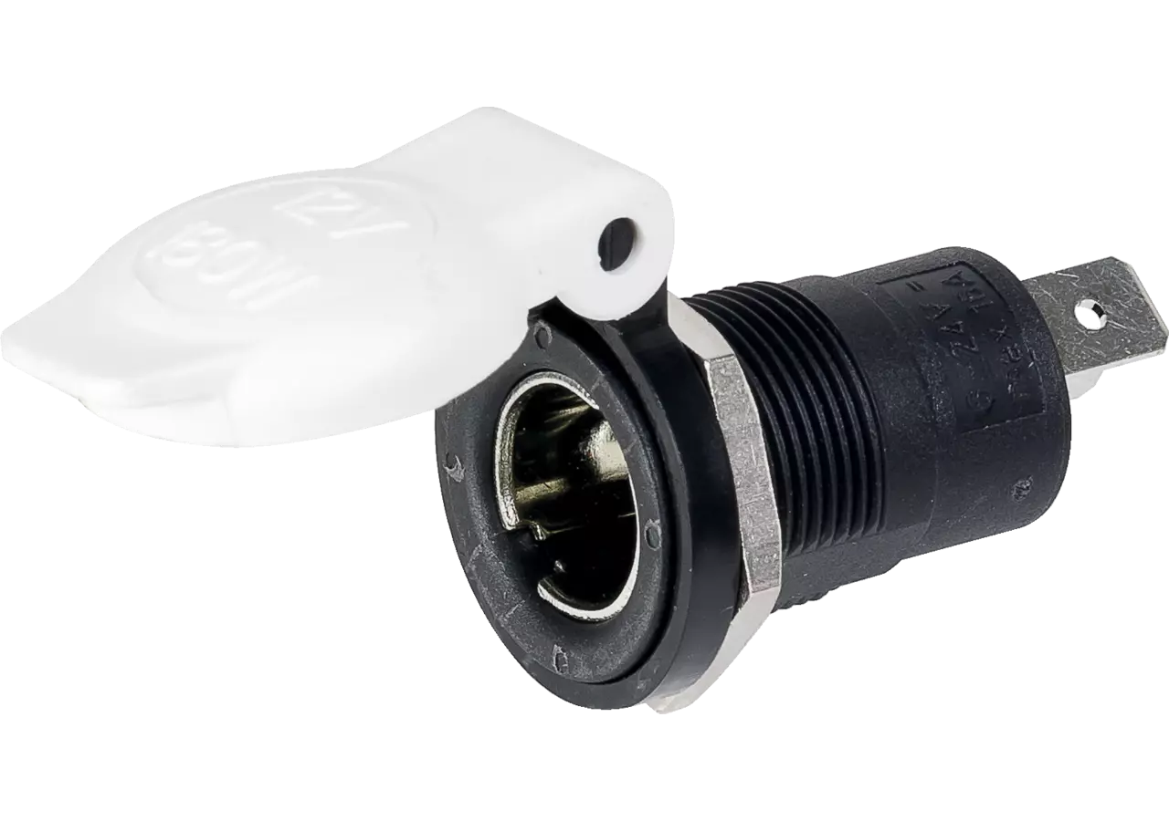 Steckdose für Handlampe, 2 polig, 6 - 24 V, 16 A ISO 4165 – passend für Handlampe, 2 polig, 6 - 24 V, 16 A ISO 4165 Erich Jaeger