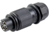 Stecker mit Kontaktbuchsen, 3 polig, 6 - 24V DIN 9680 Erich Jaeger