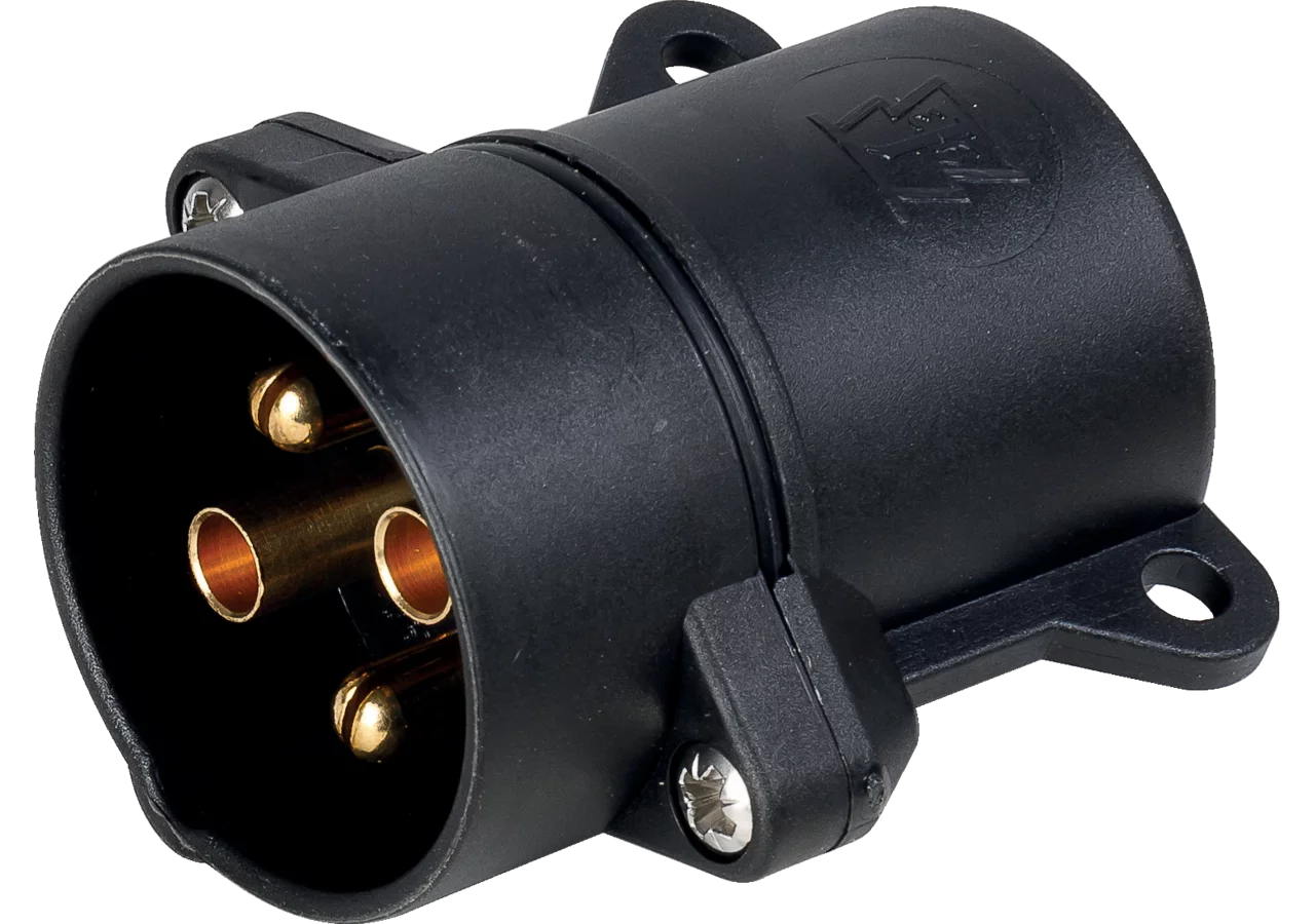 Stecker mit Dichtung, 4 polig, 6 - 24 V DIN72575 Erich Jaeger