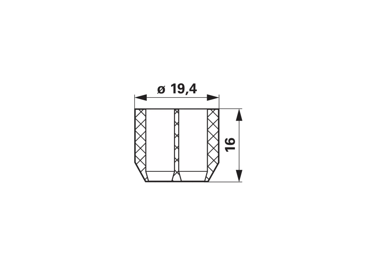 Dichtstopfen für Kupplungen und Stecker 2 - fach, 5,6 - 6,4 mm ISO 1724 - Typ N / ISO 3732 - Typ S – passend für Kupplungen und Stecker 2 - fach, 5,6 - 6,4 mm ISO 1724 - Typ N / ISO 3732 - Typ S Erich Jaeger