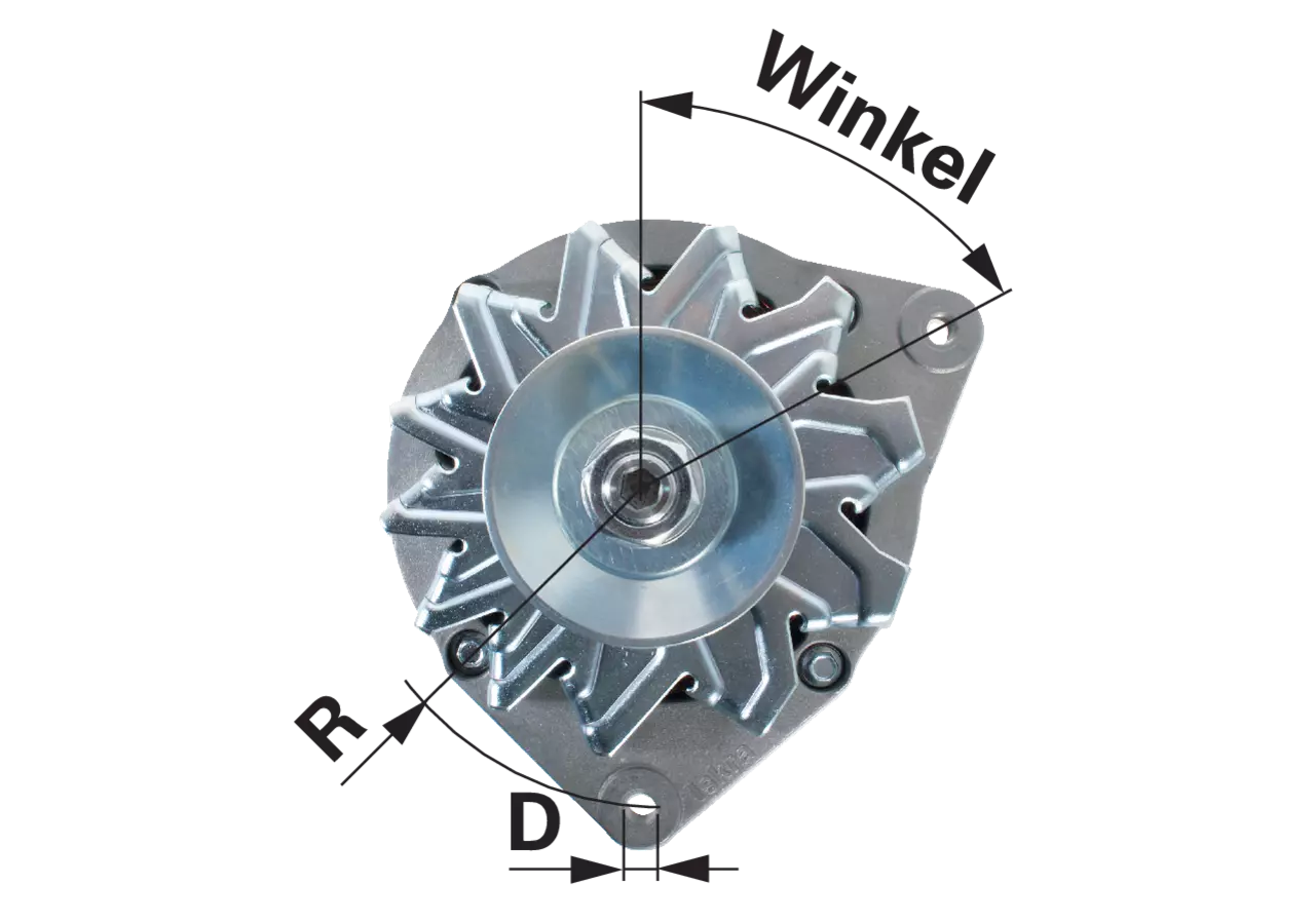 Lichtmaschine 14 V, 45 A IA0480 Mahle
