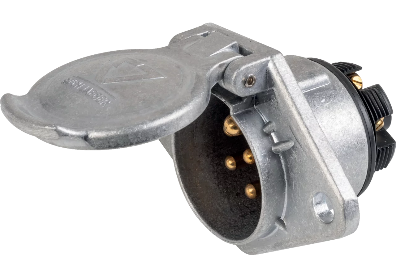 Steckdose 24 V, 7 polig ISO 1185 - Typ N Erich Jaeger