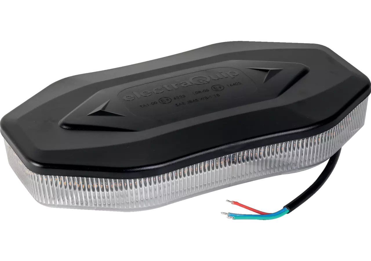 LED Mini Leuchtbalken 12 / 24 V, Schraubmontage, 251 x 150 x 65 mm klare Linse GartenShop24
