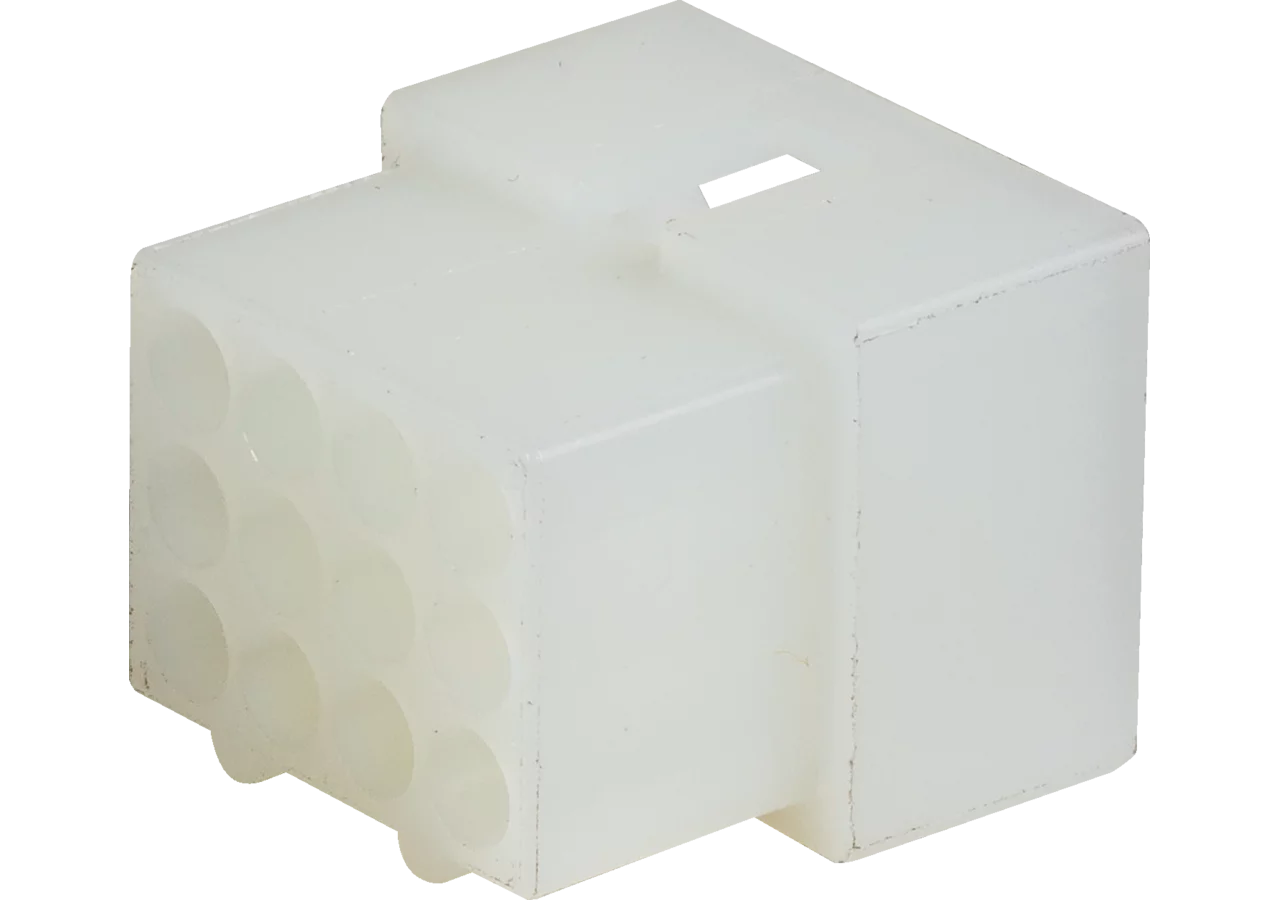 Stecker 12 polig, 3 reihig, 2,36 mm Standard, Molex 03-06-2122 GartenShop24 - Hochwertige Gartengeräte
