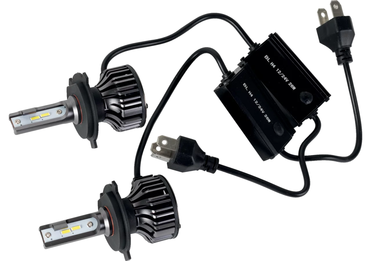 LED-H4 Lampe 6000K,12 / 24 V, P43t, 2 Stück keine StVO Zulassung GartenShop24 - Hochwertige Gartengeräte