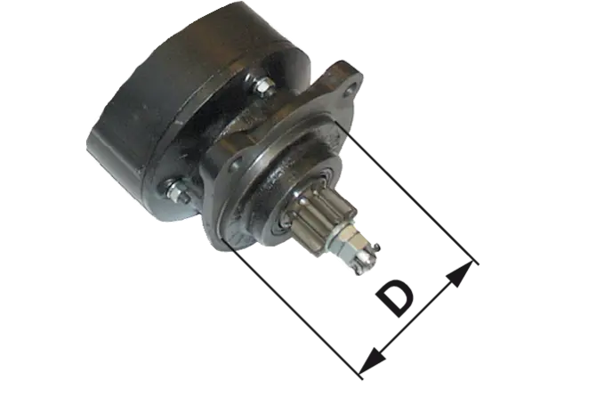 Starter 12 V, 2,8 kW, IS0629 / MS385 Mahle