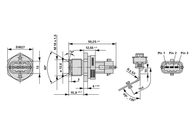 Sensor Common Rail-Hochdruck Reform, Lindner Bosch