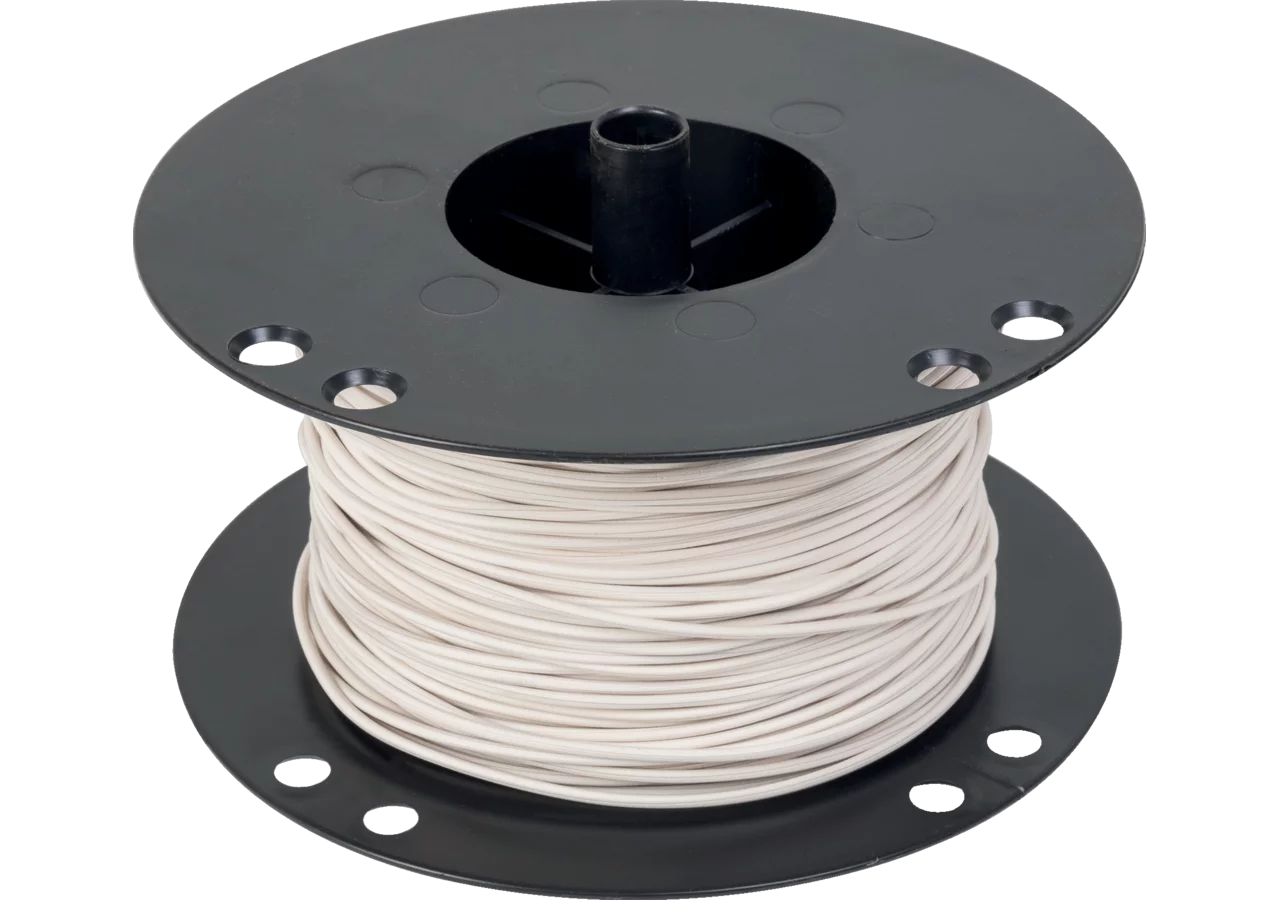 Kabelrolle Weiss, 100 m 0,5mm² GartenShop24 - Hochwertige Gartengeräte