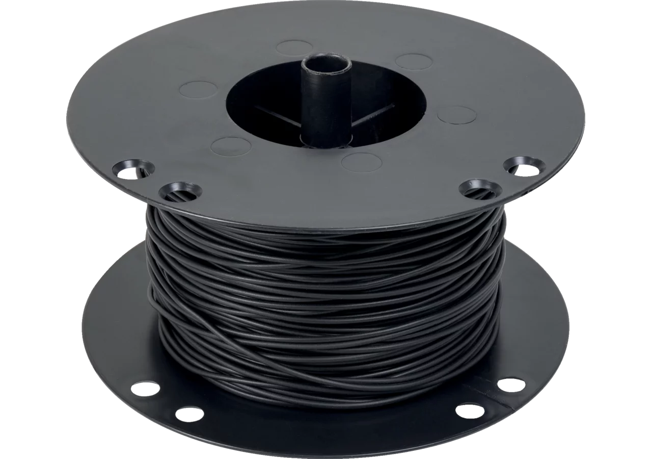 Kabelrolle Schwarz, 100 m 0,5mm² GartenShop24 - Hochwertige Gartengeräte
