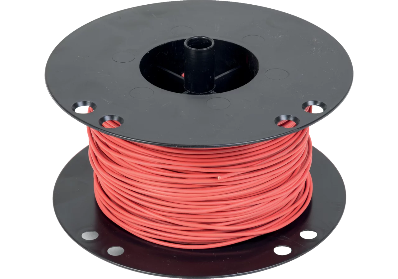 Kabelrolle Rot, 100 m 0,5mm² GartenShop24 - Hochwertige Gartengeräte