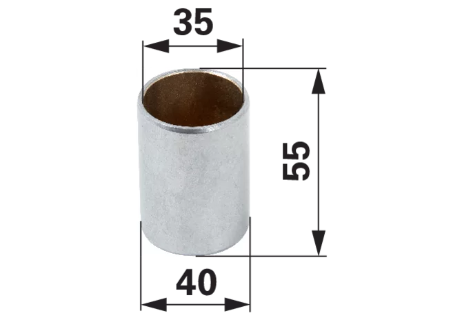 Achsschenkelbuchse anstelle von Steyr 1192410138 GartenShop24 - Hochwertige Gartengeräte