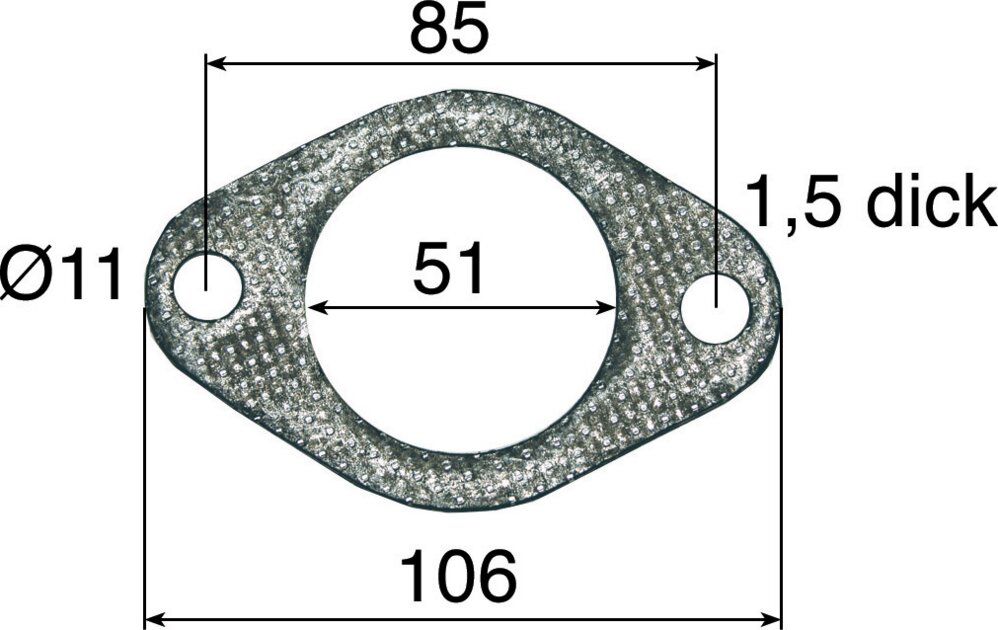 Dichtung anstelle von Steyr 1288540018 GartenShop24 - Hochwertige Gartengeräte