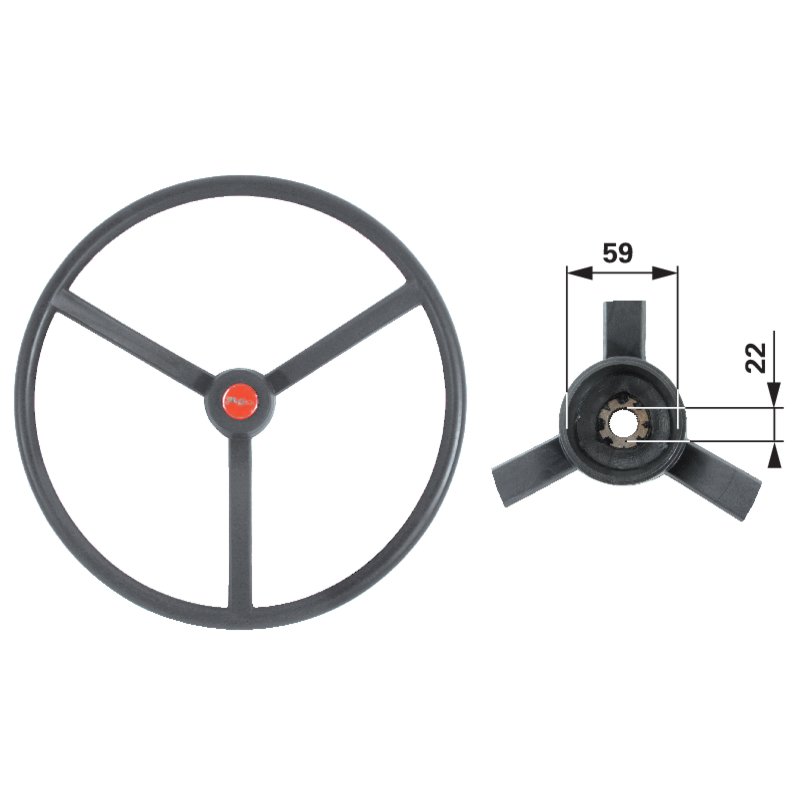 Steyr Plus Lenkrad 450 mm