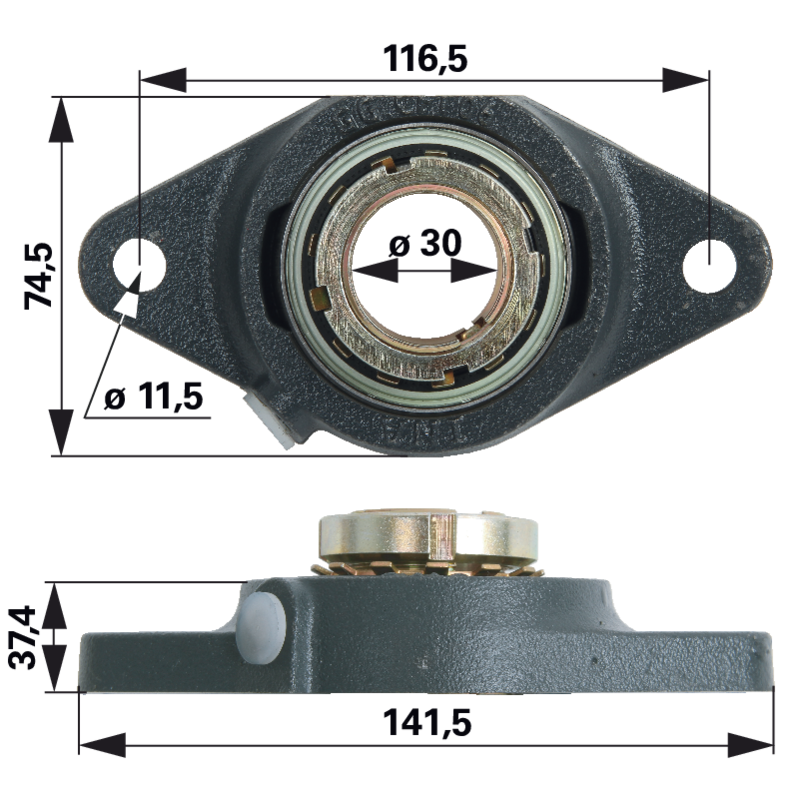 Steyr Lager Allradwelle mit Gehäuse