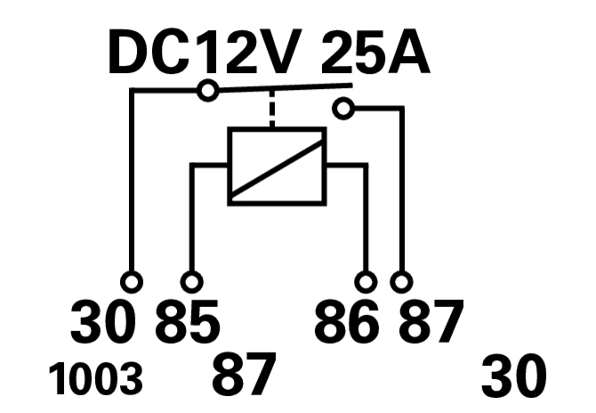 Relais Micro Schließer, 12 V Wehrle