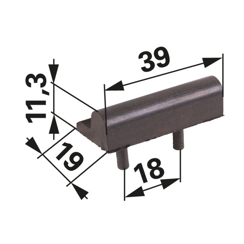 Steyr Gummiteil für Seitenblech 1293130066