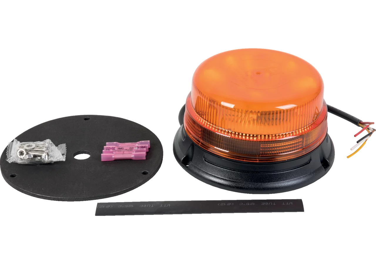 Warnleuchte LED, 9 - 30 V, d = 140 x 71 mm 3-Punkt Befestigung GartenShop24 - Hochwertige Gartengeräte