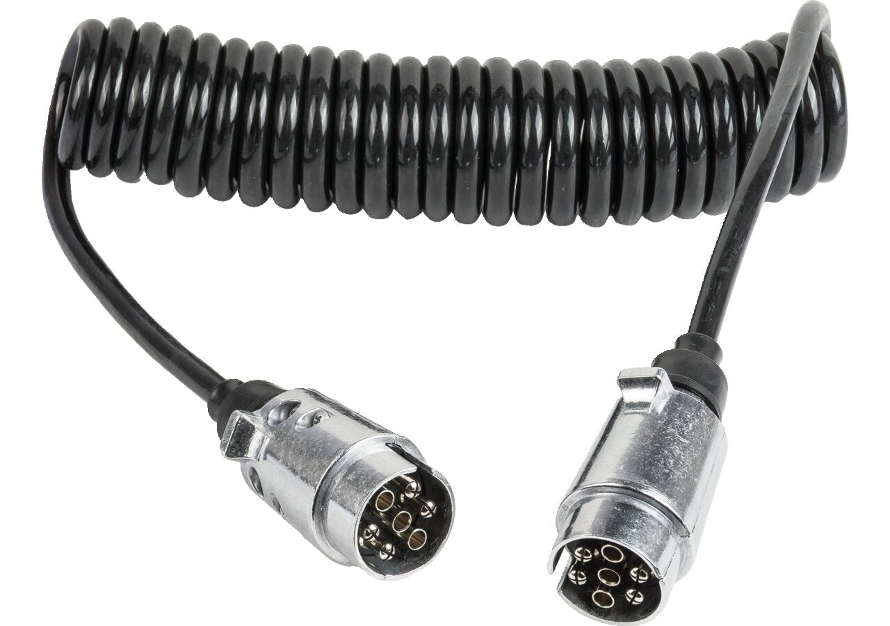 Elektrowendel 12 V, 7-polig ISO 1724 (Typ N) Kabelquerschnitt 6 x 1,0 mm², 1 x 1,5 mm Herth+Buss