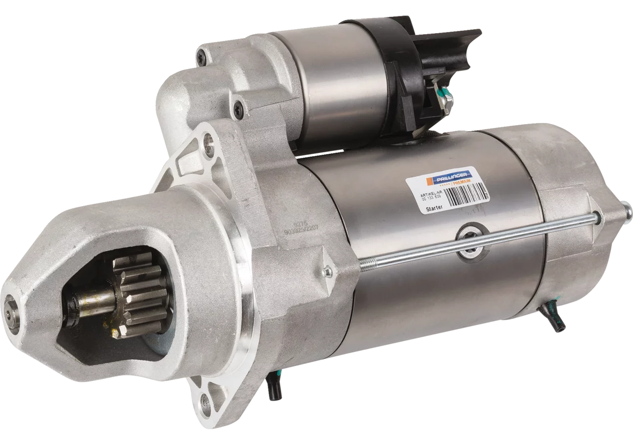 Starter 12 V, 3,0 kW PRILLINGER Premium Winkel R35 ° Prillinger Premium