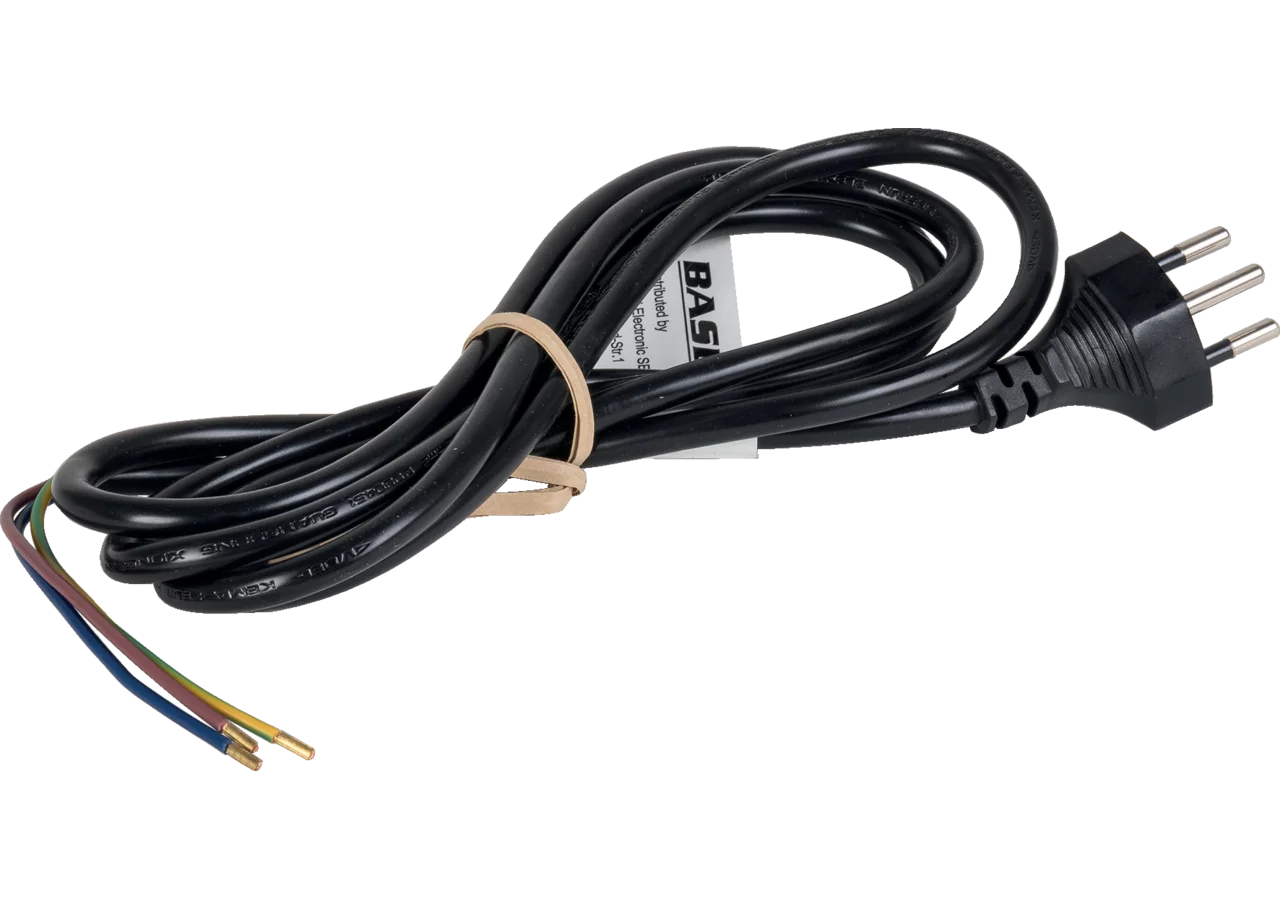 Anschlussleitung open end, 2 m Schweizer Netzstecker GartenShop24