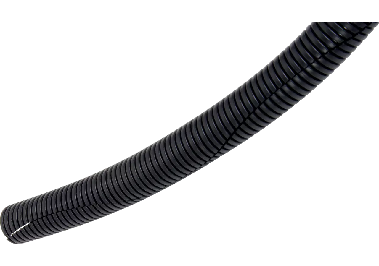 Wellrohr sinusgeschlitzt NW = 10 mm, schwarz, 50 m GartenShop24 - Hochwertige Gartengeräte