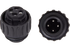 Stecker abgewinkelt, AMP 3 + PE-polig GartenShop24 - Hochwertige Gartengeräte