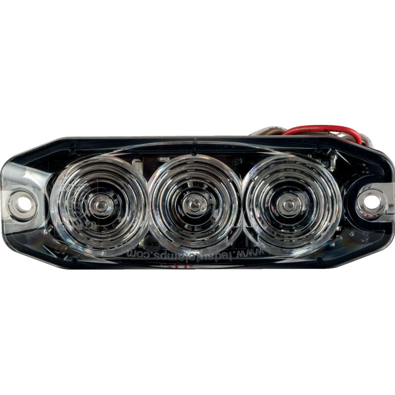 LED Rücklicht mit Bremslichtfunktion, klare Linse