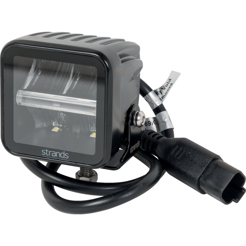 LED Arbeitsscheinwerfer 12 / 24 V, 4800 lm mit gelben Positionslicht