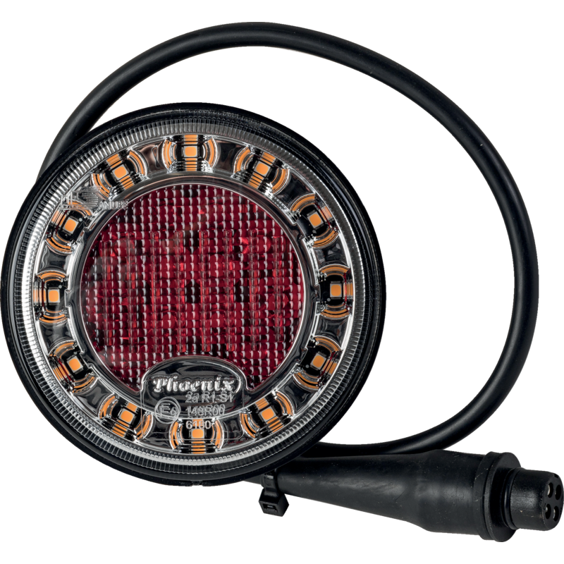 Sanube LED Rückleuchte Blink- Brems- Schlussleuchte, S1 Buchse PHOENIX 3H3158-375