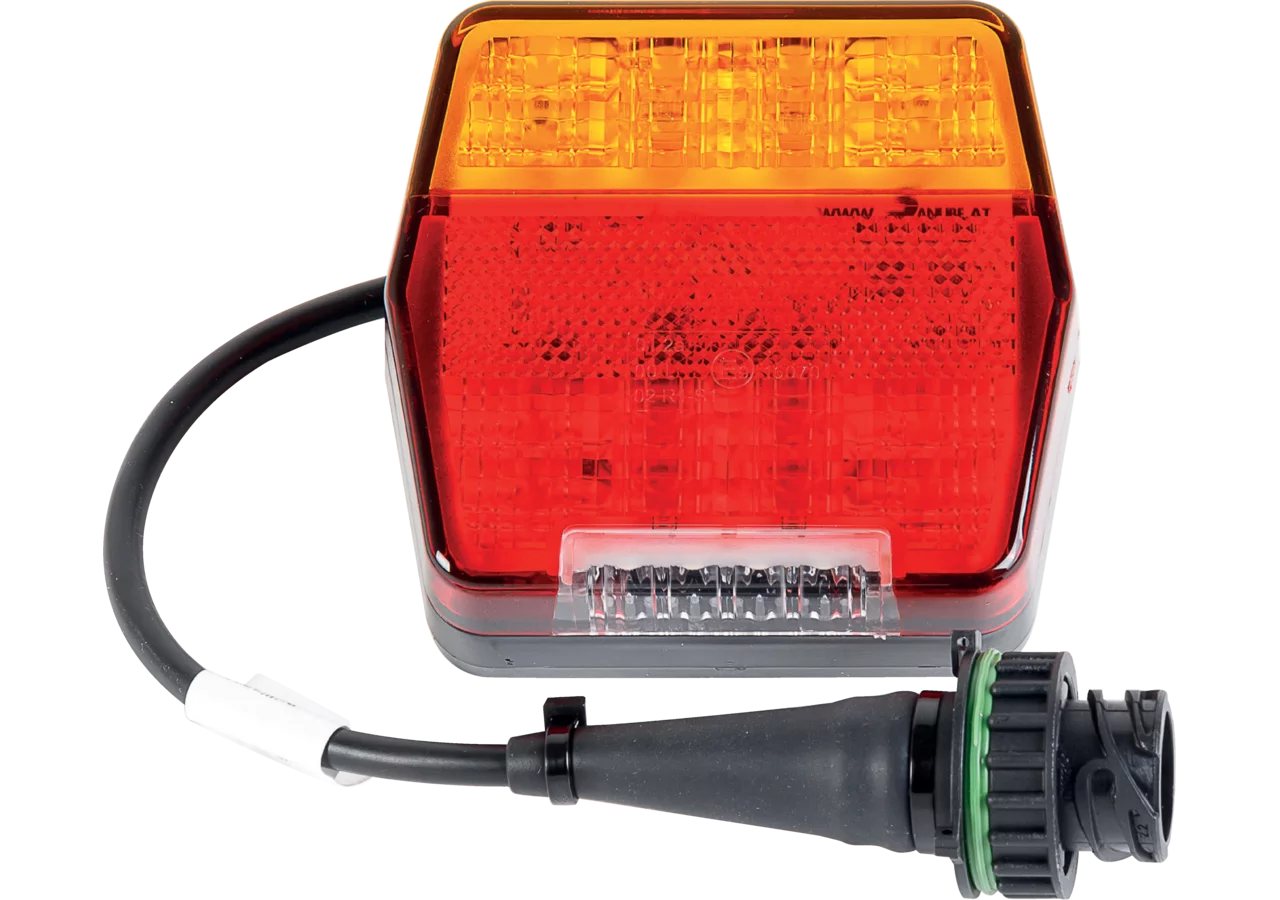 LED Rueckleuchte Blink- Brems- Schlussleuchte, mit KZ Rom IV, 7 polig Sanube