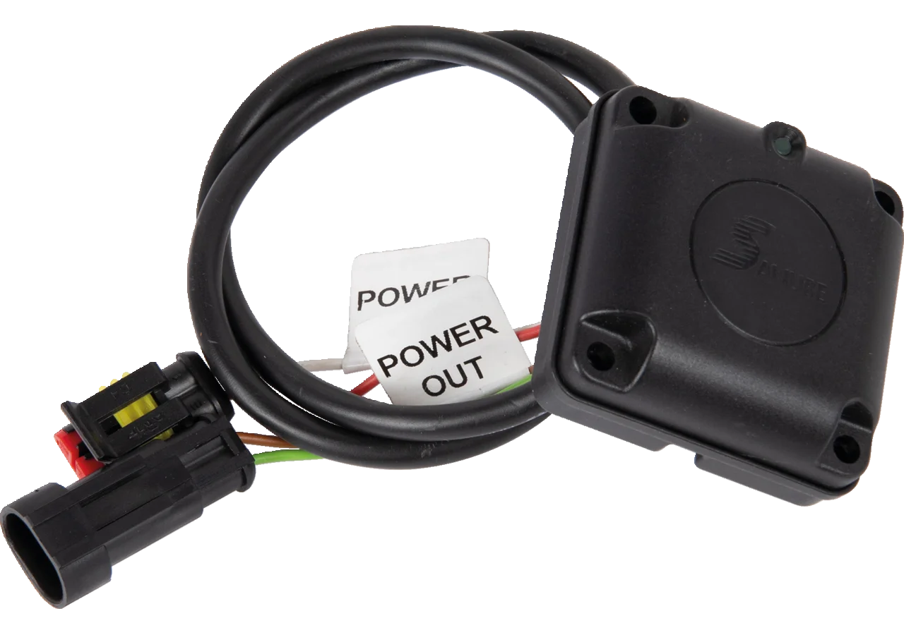Ein- Ausschalter Sanu Switch, Kabelausgang nach unten oder seitlich Piezo Sanube