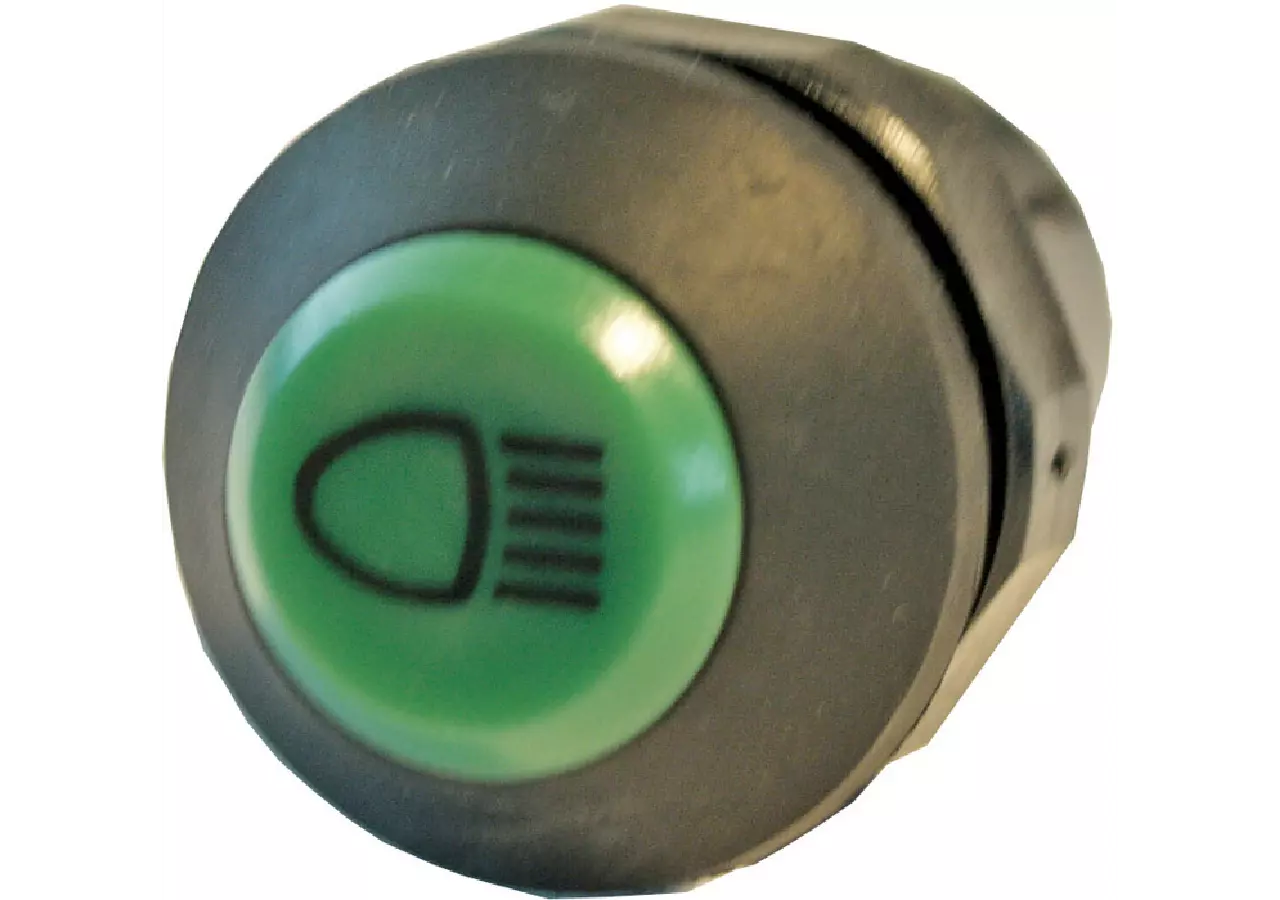 Druckknopfschalter für Lichtschalter – passend für Lichtschalter Einbaumaß (ø x H) = ø 30 x 54 GartenShop24 - Hochwertige Gartengeräte