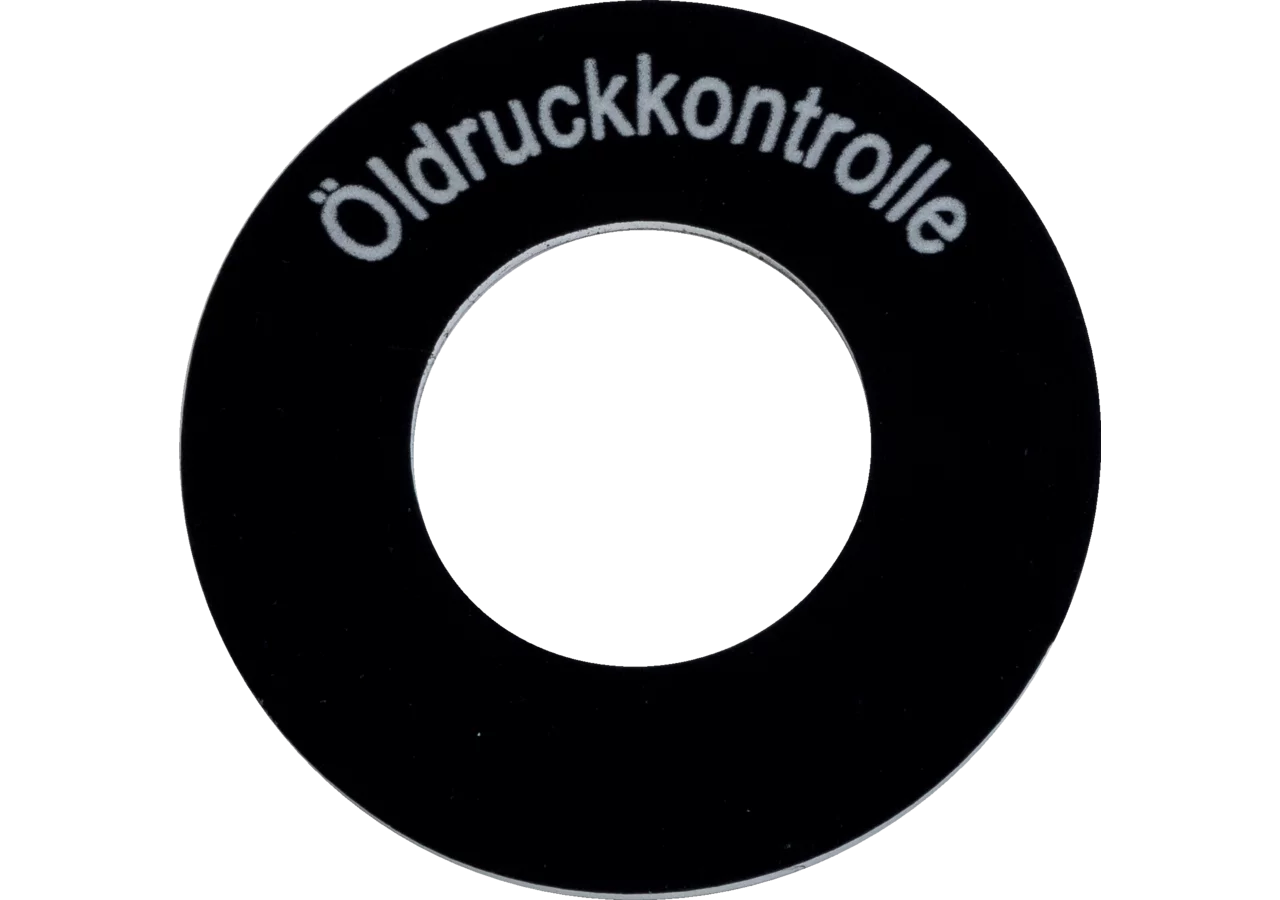 Schild Öldruckkontrolle GartenShop24 - Hochwertige Gartengeräte