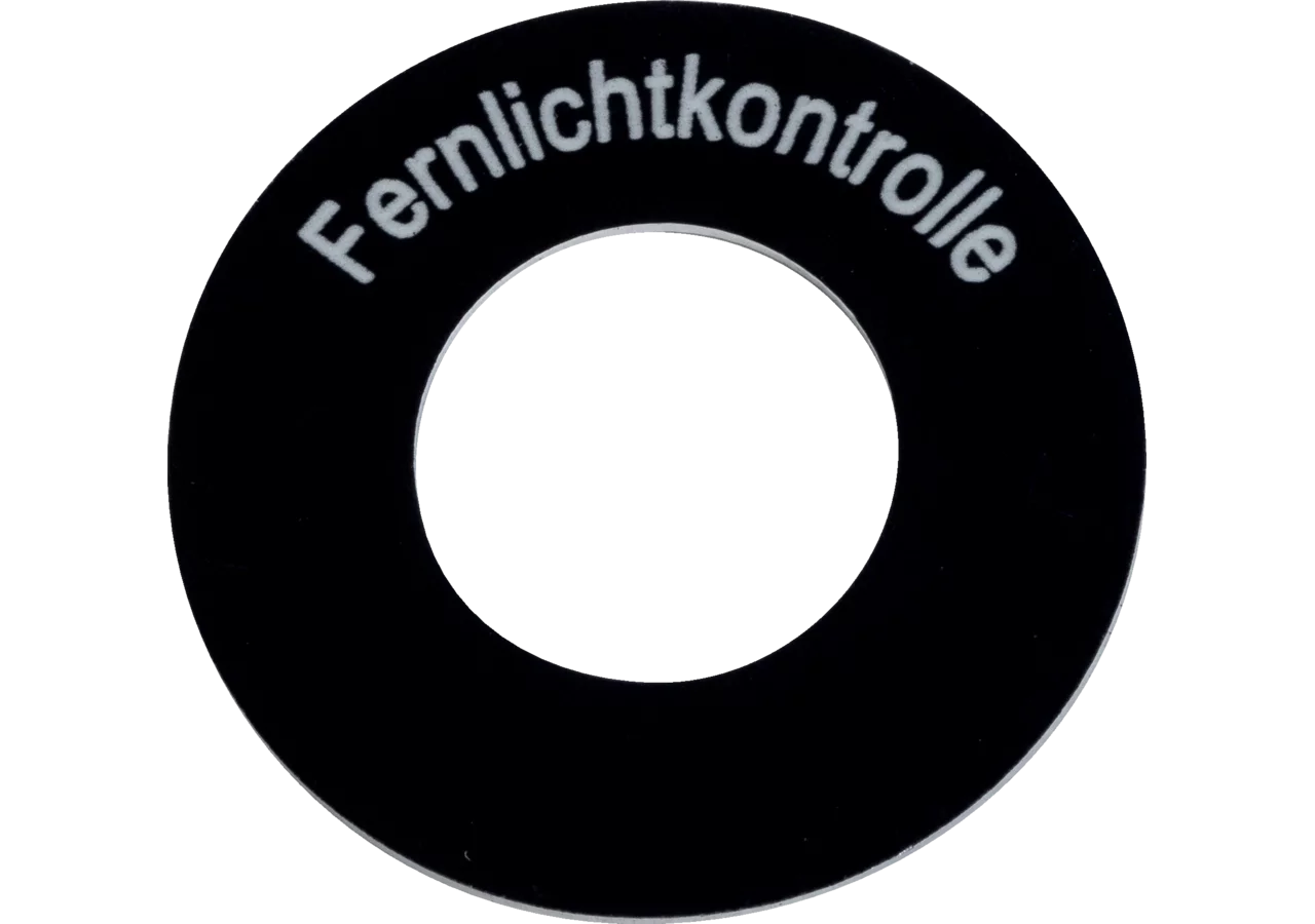 Schild Fernlichtkontrolle GartenShop24 - Hochwertige Gartengeräte