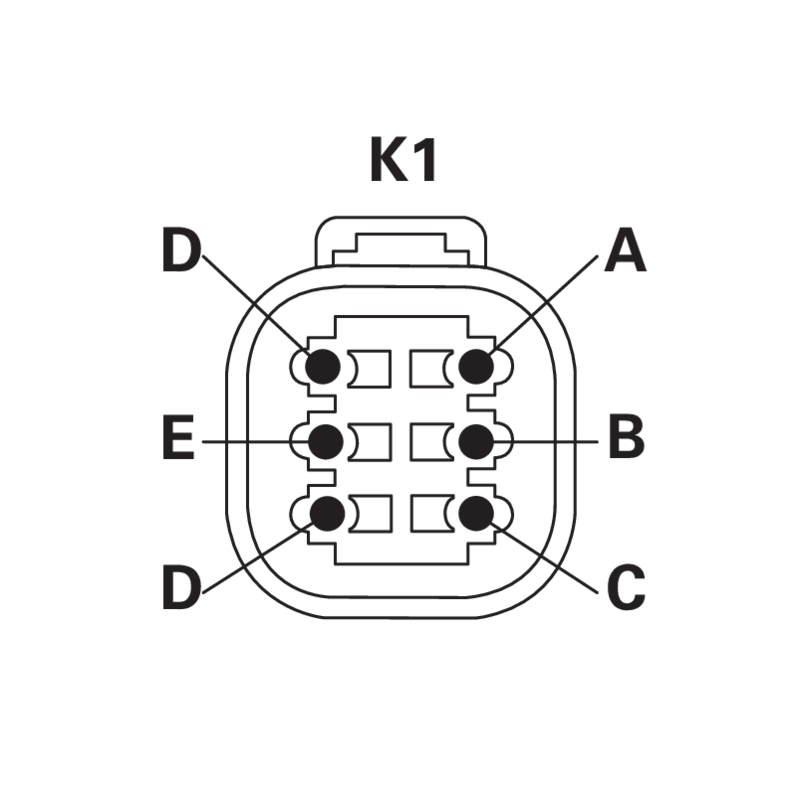 WESEM Hauptscheinwerfer 12 / 24 V links mit Blinklicht