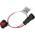 Sanube LED Begrenzungsleuchte rot, mit Gummiflanschbefestigung LARA 1B3119-020