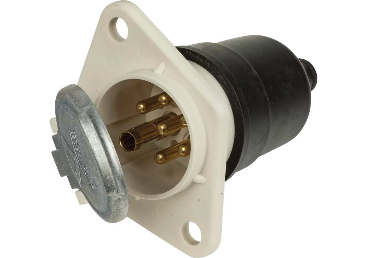 Steckdose 7 P / 24 V, Schraubkontakt ISO 3731 - Typ S Erich Jaeger