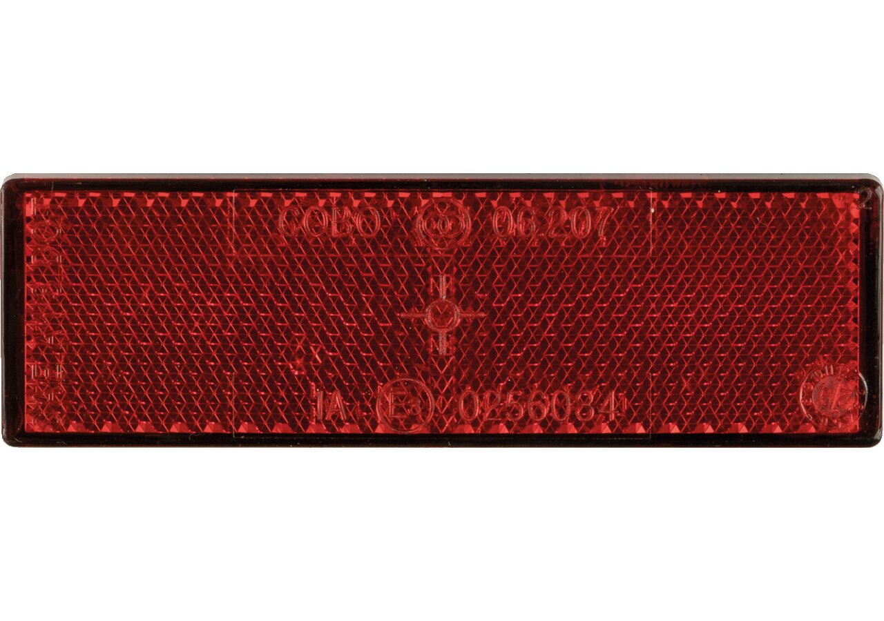 Rückstrahler Rot, 106 x 33 mm Cobo