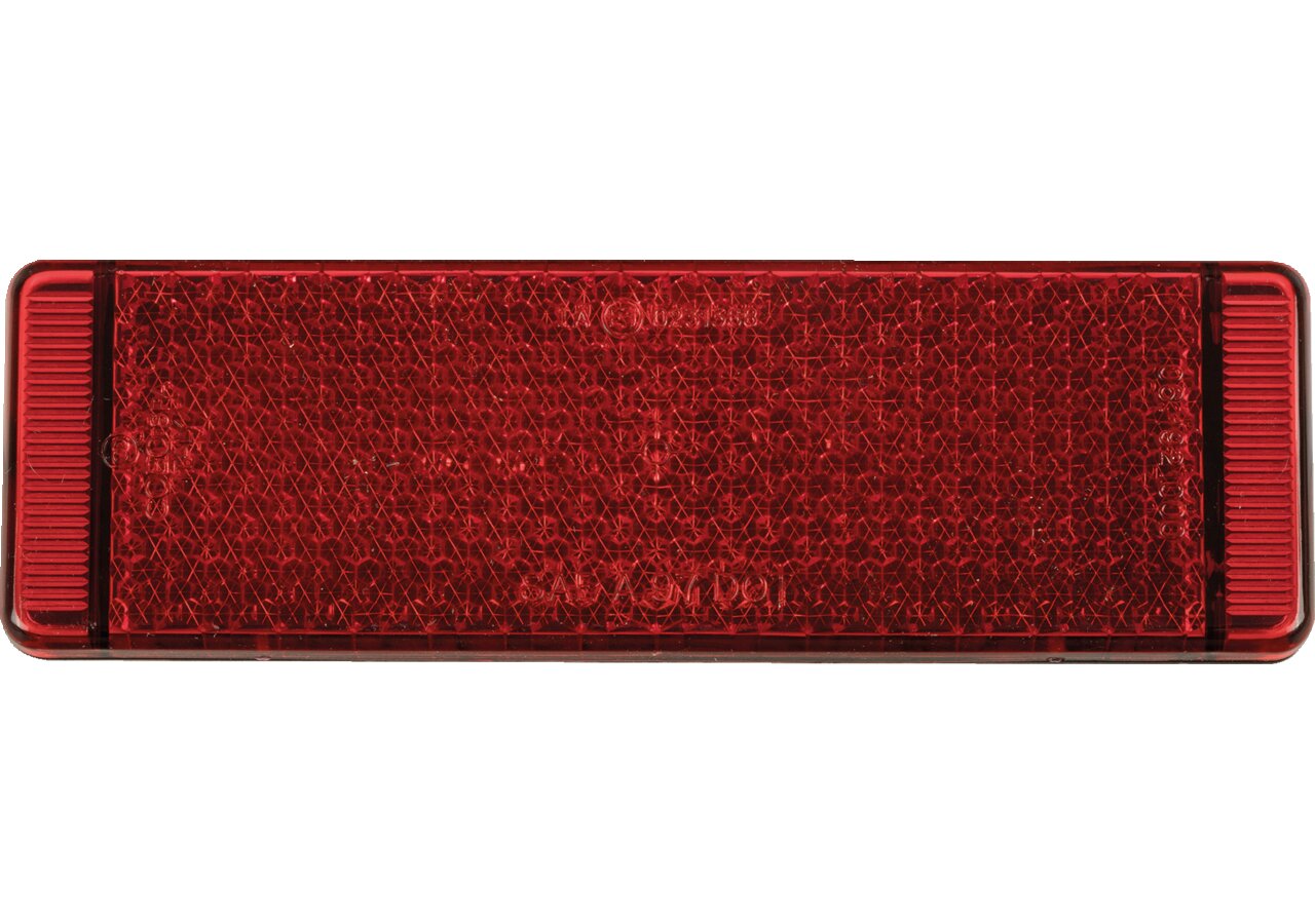 Rückstrahler Rot, 163,4 x 50 mm Cobo