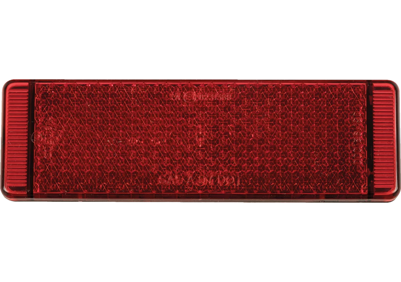 Rückstrahler Rot, 163,4 x 50 mm Cobo