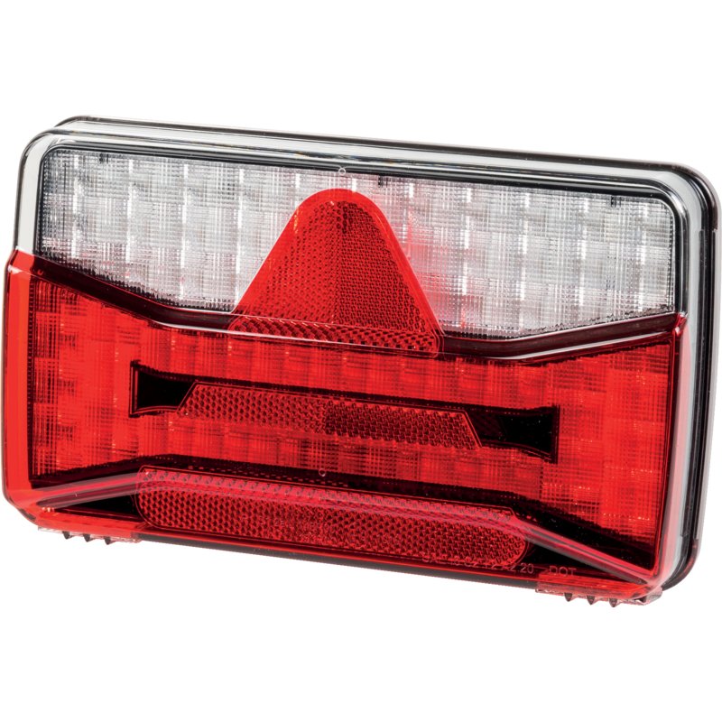 Aspöck LED Rückleuchte 240 x 140 x 54 mm, 5 pol. Bajonett, links / rechts + AgriLED 1, li / re + LCG und KZ 23-4124-077 – AGRILED IGroße Lichtflächen