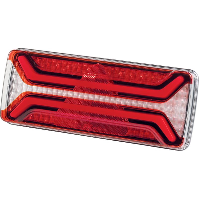 Aspöck LED Rückleuchte 350 x 140 x 54,5 mm, 5 pol. Bajonett AgriLED 2 23-4124-217