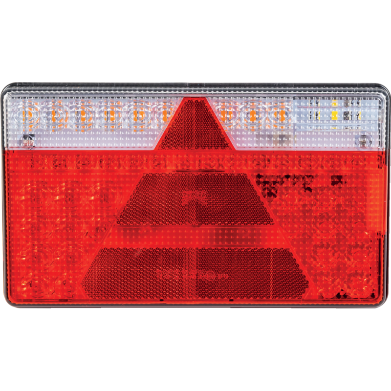 Aspöck LED Rückleuchte 240 x 140 x 64 mm, links + KZ, 0,5 m open end Multiled II 35-0203-057