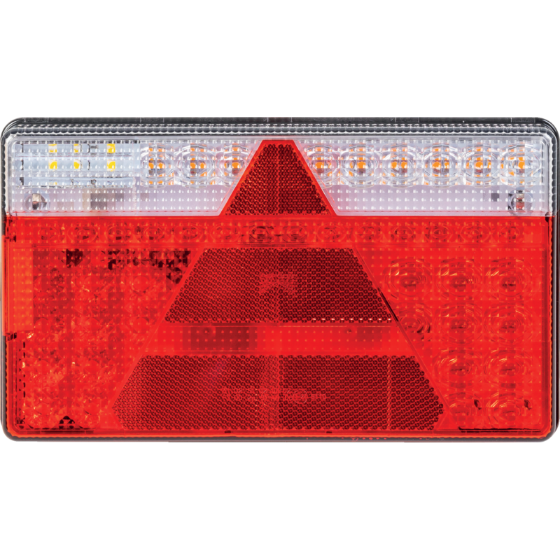 Aspöck LED Rückleuchte 240 x 140 x 64 mm, rechts + KZ, 0,5 m open end Multiled II 35-0204-057