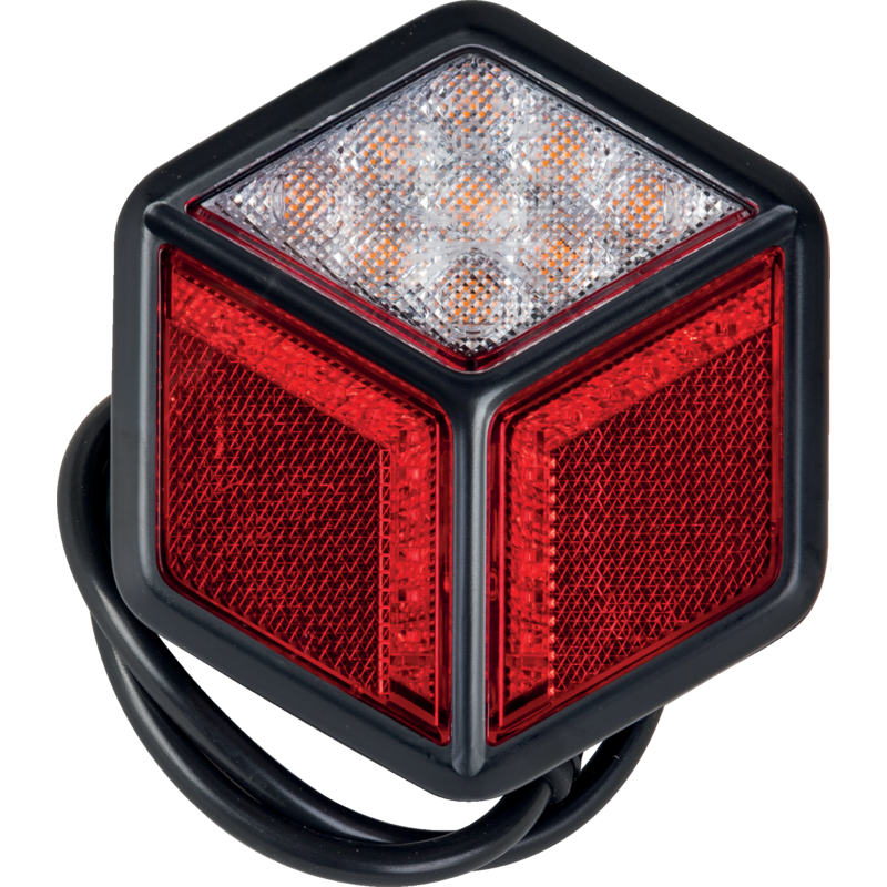 Aspöck LED Rücklicht Blink-Brems-Schlussleuchte+KZL, 5 polig Miniled III mit LCG 33-7234-017