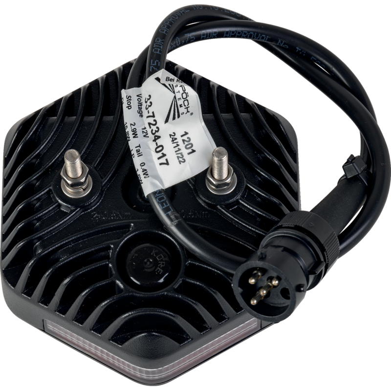 Aspöck LED Rücklicht Blink-Brems-Schlussleuchte+KZL, 5 polig Miniled III mit LCG 33-7234-017