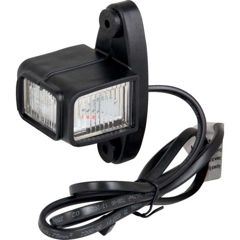 Aspöck LED Umrissleuchte rechts, 1 m DC Flachkabel Superpoint IV LED, Version Direktanbau 31-3109-067 – EMV - Abnahme R10