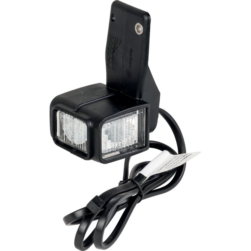 Aspöck LED Umrissleuchte rechts, 1 m DC Flachkabel Superpoint IV LED, Version Pendelhalter 31-3109-087 – EMV - Abnahme R10
