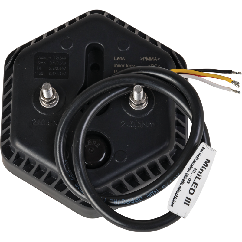 Aspöck LED Rücklicht Blink-Brems-Schlussleuchte mit DI-ID Miniled III 33-7234-047
